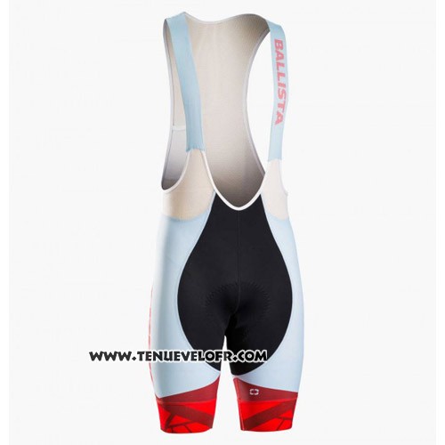 2016 Maillot Ciclismo Trek Bontrager Bleu et Rouge Manches Courtes et Cuissard